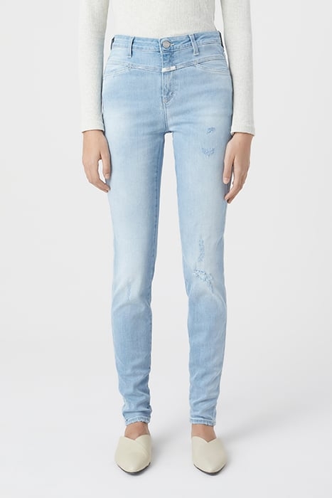 SKINNY PUSHER LONG JEANS LIGHT BLUE 1