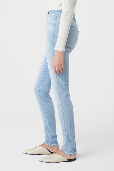 SKINNY PUSHER LONG JEANS LIGHT BLUE 5