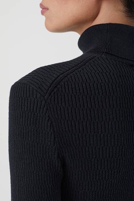 TURTLE NECK LONG SLEEVE BLACK 6