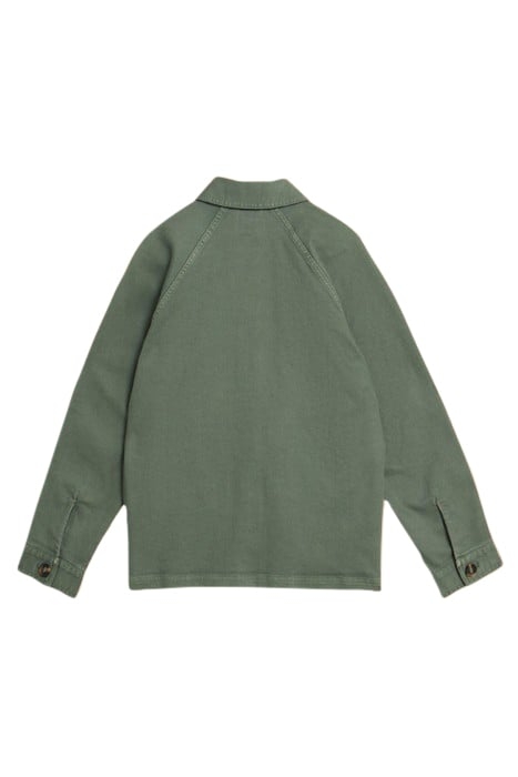 EDEN DENIM JACKET MID GREEN 3