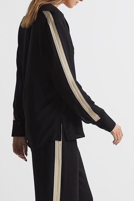 MILLIE-SIDE BLOUSE BLACK 6