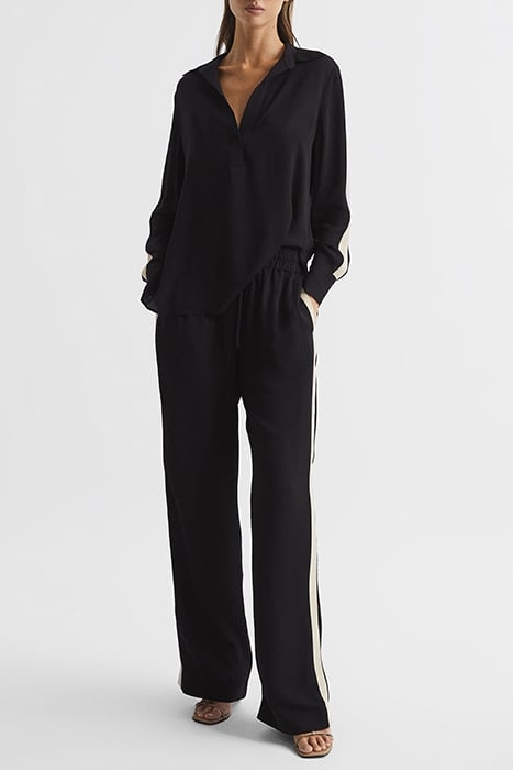 MILLIE-SIDE BLOUSE BLACK 3