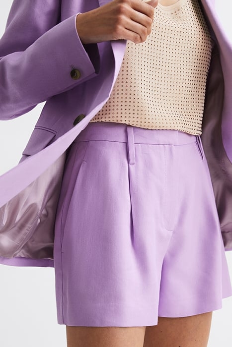 HOLLIE-PLEAT SHORTS LILAC 7