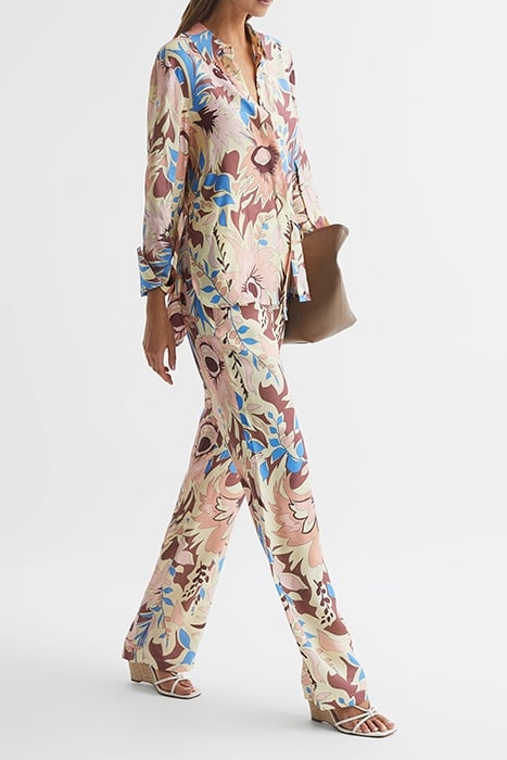 LIV-PRINTED BUTTON-DOWN SHIRT MULTICOLOR 4