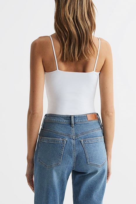 LUCY-STRAPPY BODYSUIT WHITE 2