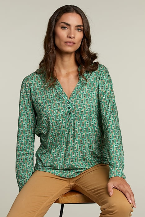 GREEN/ORANGE FANTASY T-SHIRT 1