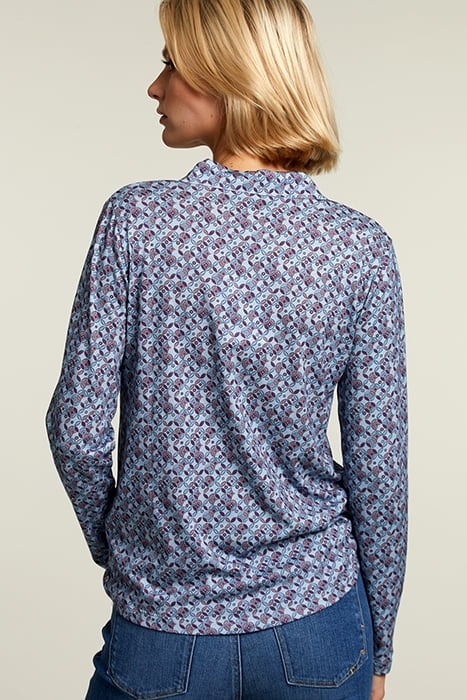 BLUE/PURPLE V-NECK T-SHIRT 2