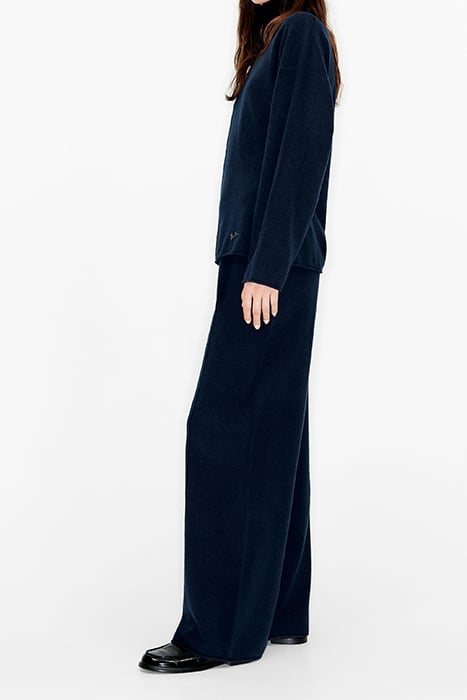 NAVY BLUE WOOL CULOTTES 4