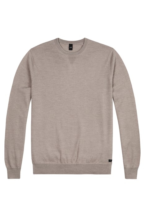 MASON | CASHFEEL CREWNECK PULLOVER SAND MELANGE 1