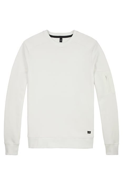 MOORE | CREW NECK SWEATER OFF WHITE 1