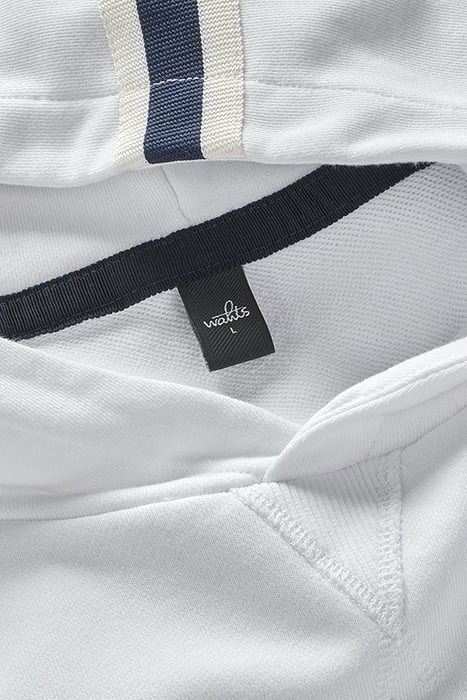 VANCE-BAND | HOODED SWEATSHIRT PURE WHITE 2