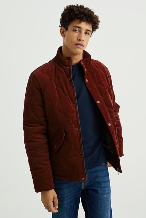 JACKET NORMAL LENGTH RUST BROWN 1