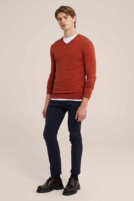 PULLOVER RUST BROWN 3