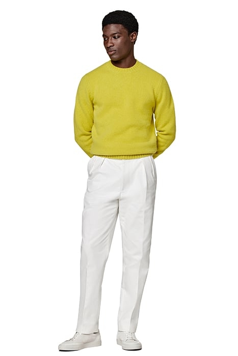 YELLOW MERINO CREWNECK 3