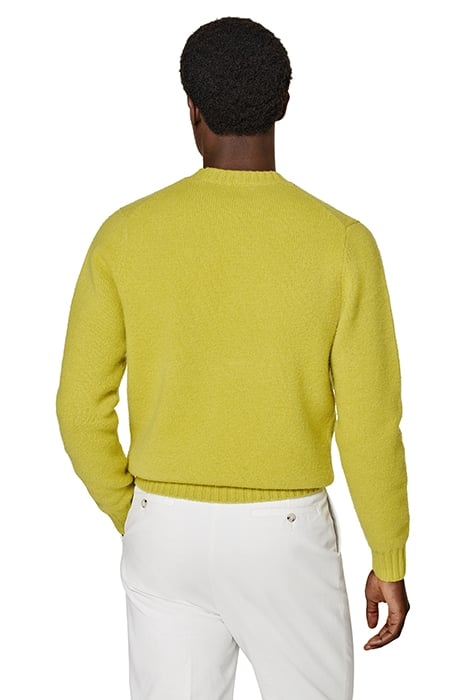 YELLOW MERINO CREWNECK 2