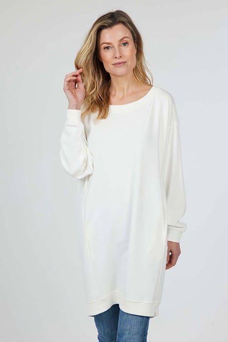 SWEAT DRESS LOU OFFWHITE 1