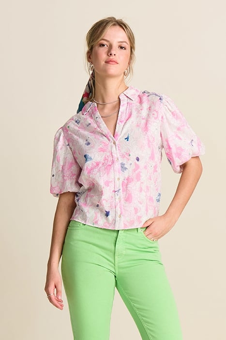 BLOUSE - SHINE LILIES PINK PINK 1