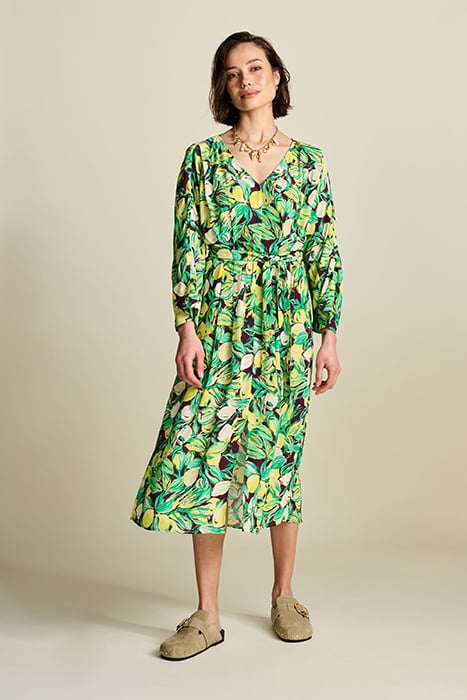 DRESS - LEMON TREE CRINKLE MULTI COLOUR 1