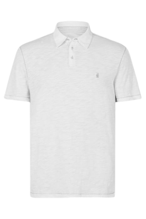 SS SOFT COLLAR COTTON SLUB POLO SALT 1