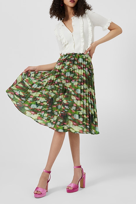 LYALA INNES PRINT DRESS WHITE 5