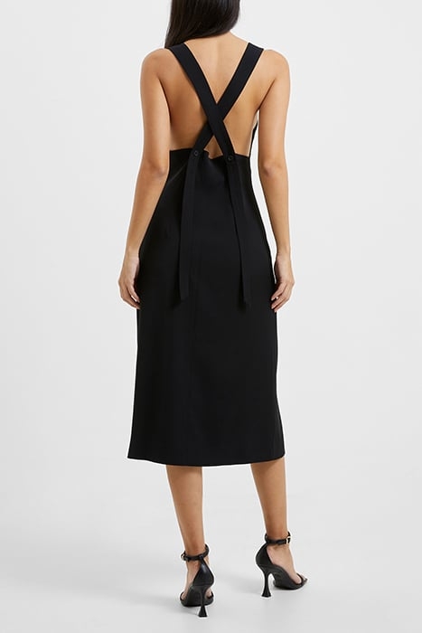 HARRY SUITING MIDI DRESS BLACK 2