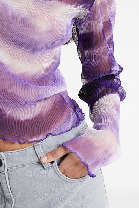 SASKIA RUCHED ELMIRA TOP PURPLE 6