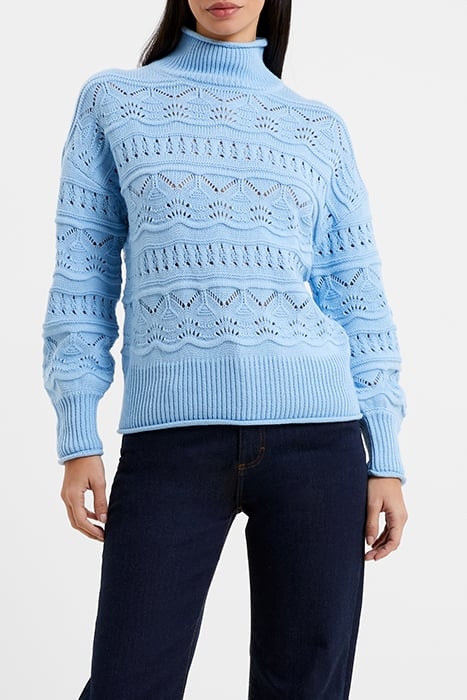 LINNEY STITCH LS HIGH NK JUMPR BLUE 1