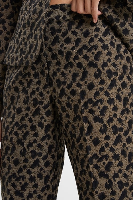 ESTELLA JACQUARD TROUSERS BLACK 4