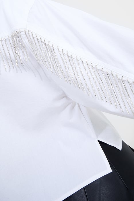 CRYSTAL ALISSA COTTON SHIRT WHITE 6