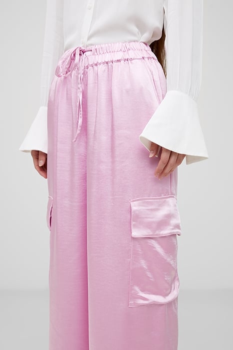 CHLOETTA CARGO TROUSER RED 3