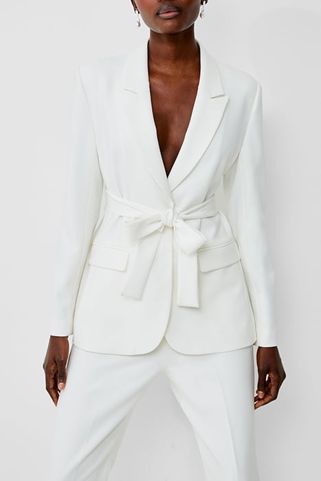 WHISPER BELTED BLAZER WHITE 1