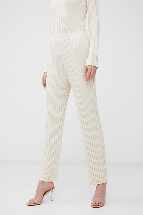 MINAR PLEATED TROUSER WHITE 4