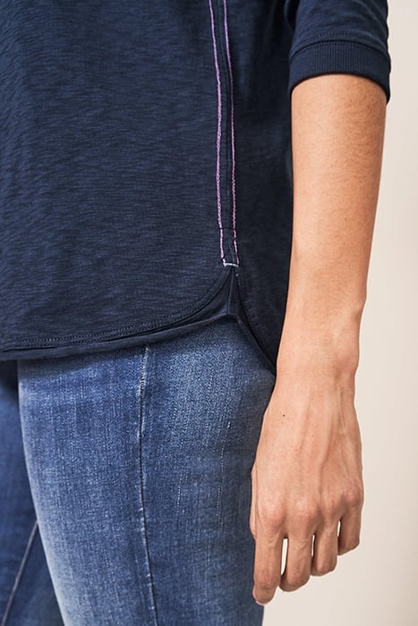 CAIE CREW TEE FRENCH NAVY 4