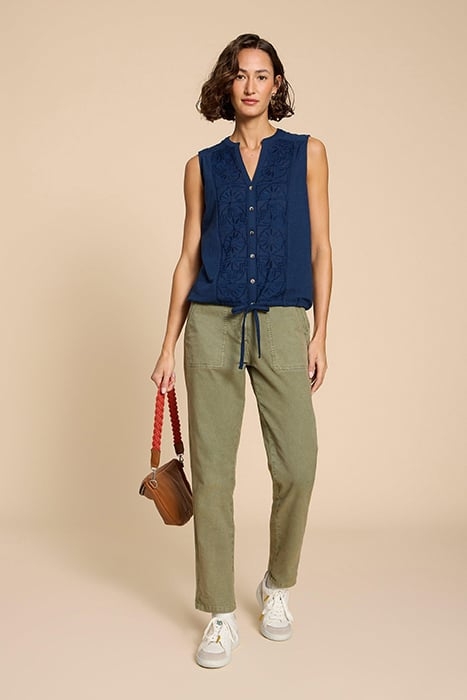 TULIP JERSEY SLEEVELE SHIRT FRENCH NAVY 1