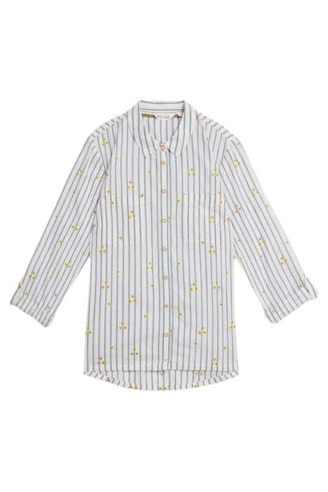 SOPHIE HEART EMBROIDERED SHIRT IVORY MULTI 2