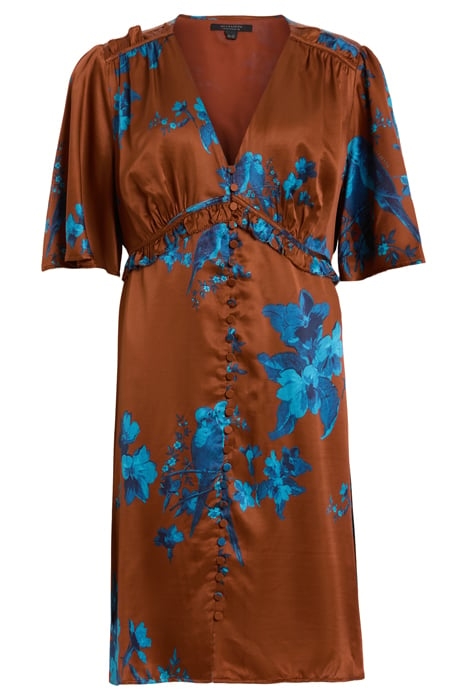 TIAN IONA DRESS RUST RED 4