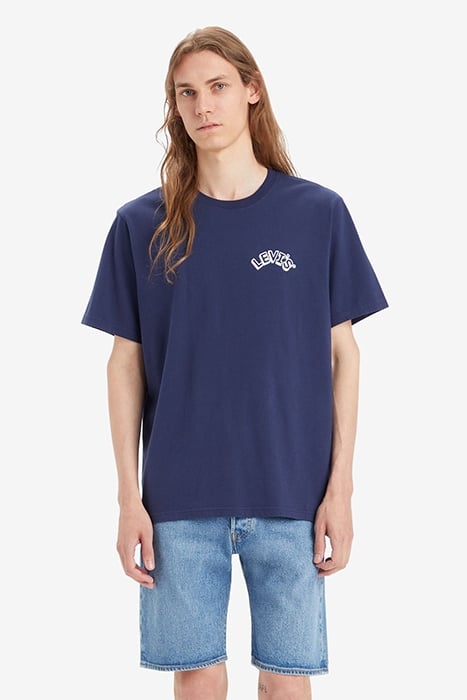 SS PRINTED T-SHIRT NAVY 1