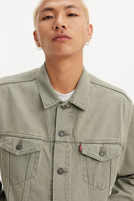 THE DENIM JACKET GREEN 5