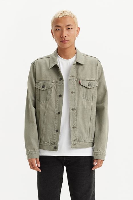 THE DENIM JACKET GREEN 1