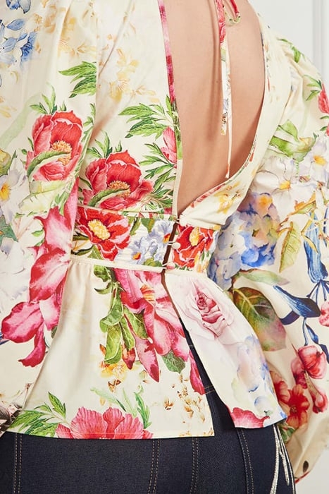 MIRA TOP SOLID GLORIOUS GARDEN BLOUSE 6