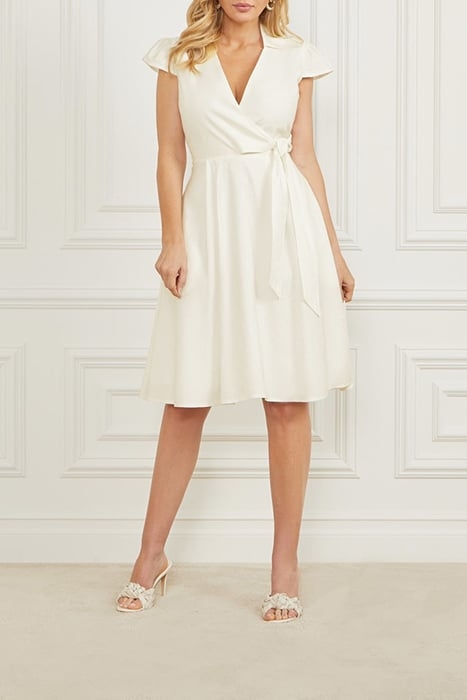 SONIA DRESS SOLID PALE PEARL MULTI 1