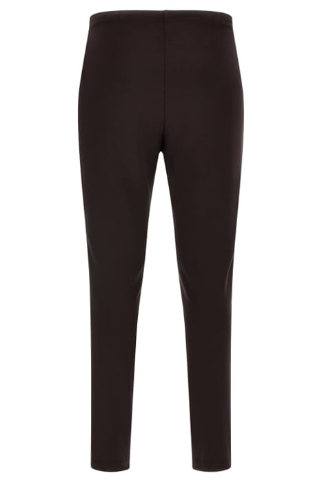 HIGH WAIST COY LEGGI BITTER CHOCOLATE LEATHER PANT 2