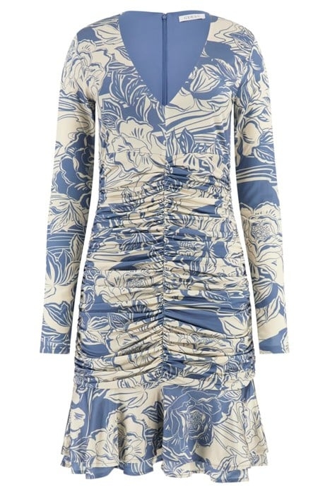 LS LILLIAN DRESS ROSE RIVER PRINT BLU 1
