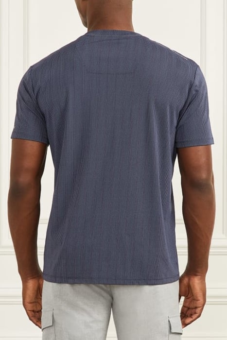 MARCIANO BY GUESS LOGO -SHIRT BLUE NAVY STICK BASIC PRINT 2