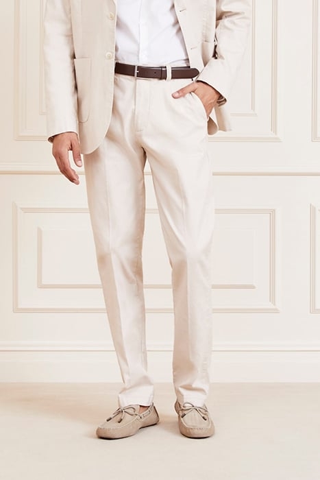 BEN URBAN CHINO NEUTRAL SUIT PANT MILK 1
