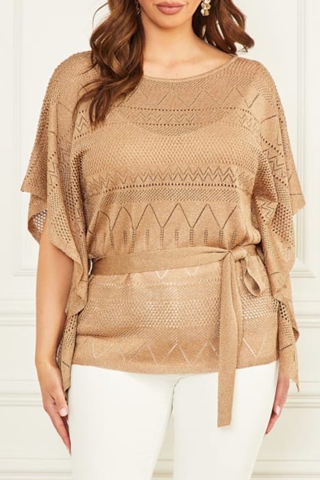 HYDRA TOP KIMONO SWT KHAKI TAN 1