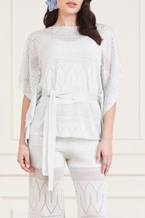 HYDRA TOP KIMONO SWT PALE PEARL 1