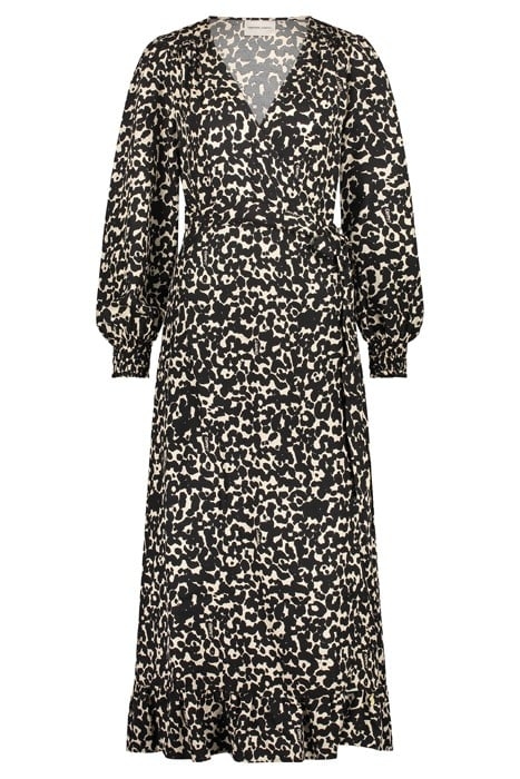 NATALIA DRESS BLACK/OAT MELANGE 3