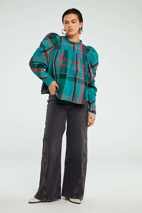 VIVI TOP BRIGHT TEAL 2