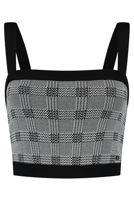 ALABAMA TOP WHITE/BLACK 1